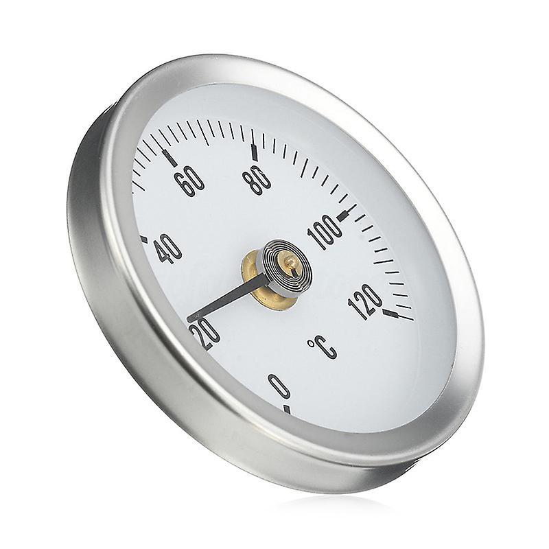 63mm 0-120 Centigrade clip-on on Dial Nhiệt kế Nhiệt kế kim loại nhiệt độ nhiệt độ nhiệt độ