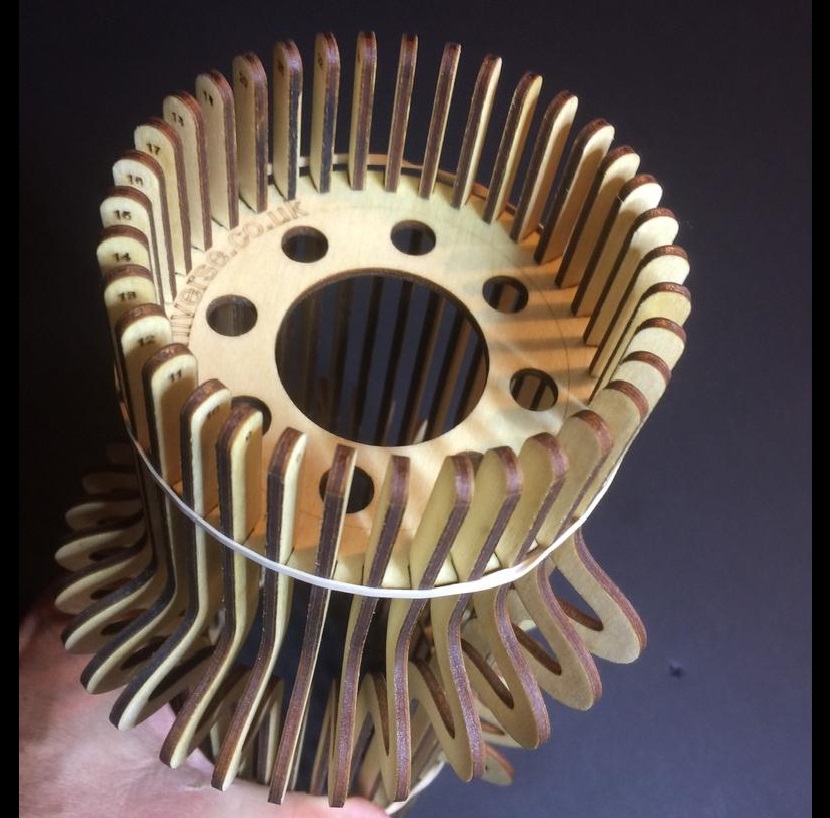 Đèn gỗ thả trần CAO CẤP hiện đại sang trọng 13x30cm chất liệu gỗ trang trí cho phòng khách nhà căn hộ decor nhà quán cafe