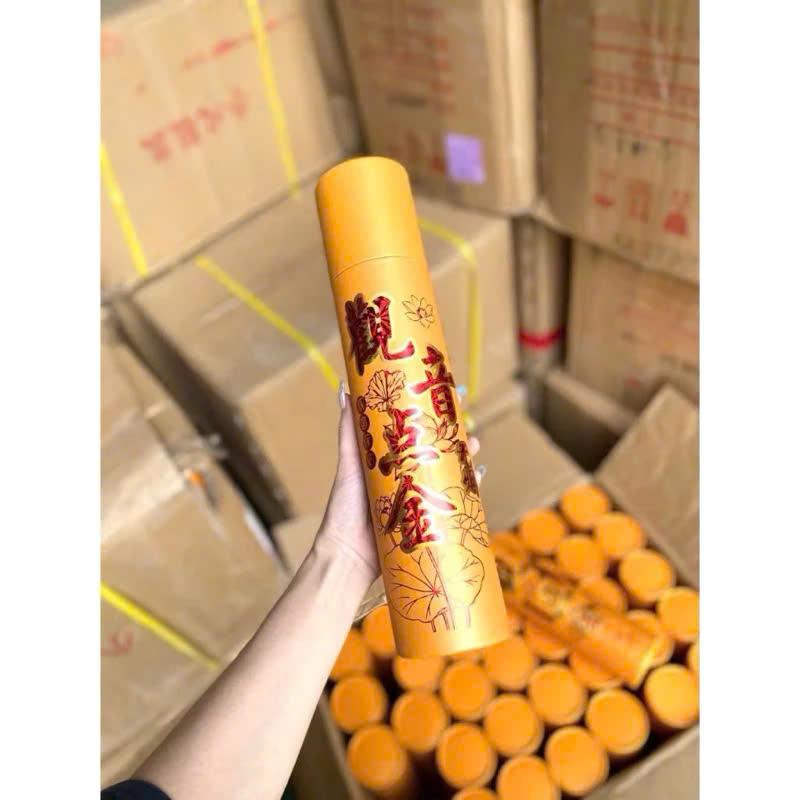 Hương nhang thần tài chiêu tài lộc đón tết Linh Chi Bedding hộp nhang 500 que ít khói không độc hại