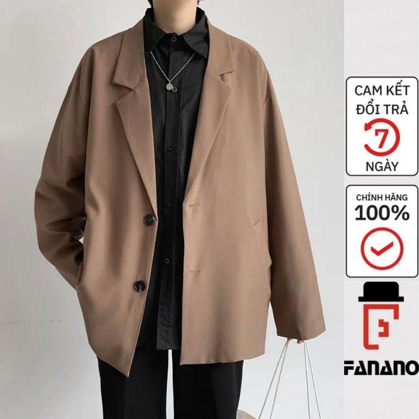 Áo Blazer nam dài tay, áo khoác Blazer phong cách Hàn Quốc FNAD61