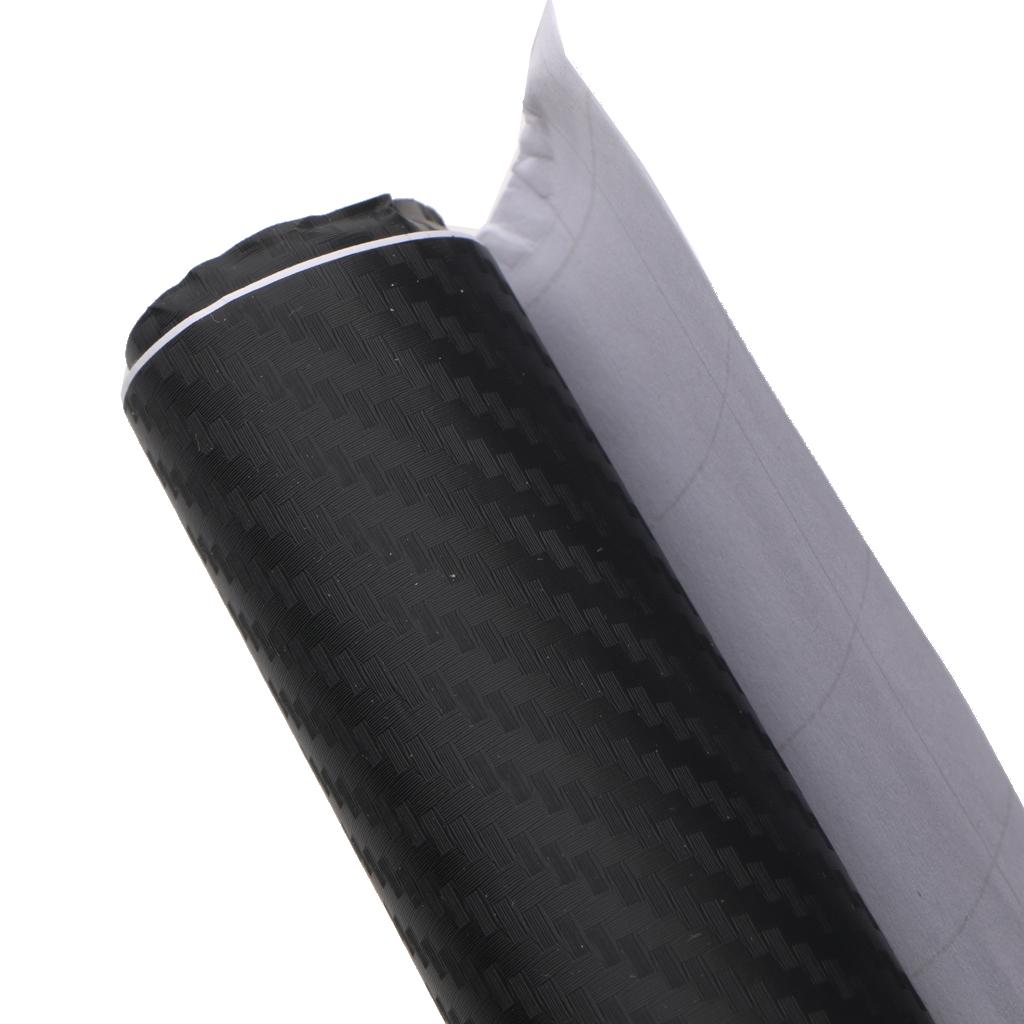Shiny Glossy Carbon Fiber Film Wrap Decal Car Auto Sticker Sheet