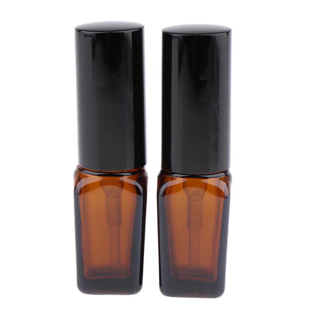 2x Empty Fine Mist  Bottles for Perfume Toner  Container 10ml