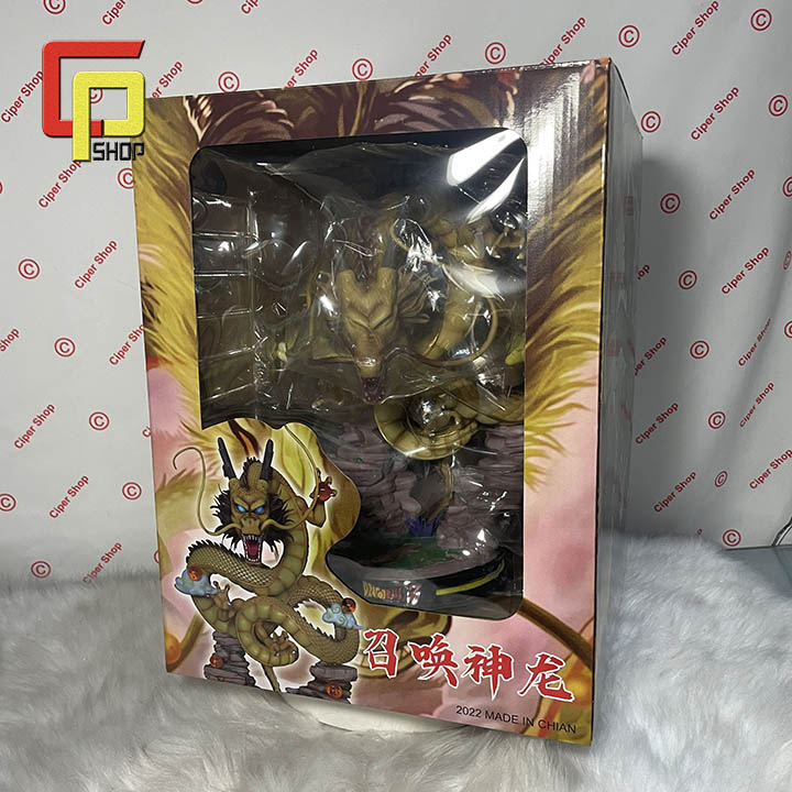 Mô hình rồng thần YY - Màu vàng - Figure Dragon 7 viên ngọc rồng