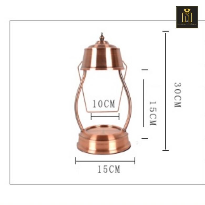 Đèn đốt nến thơm - Vintage - Bóng  GU10 35W - chỉnh được độ sáng