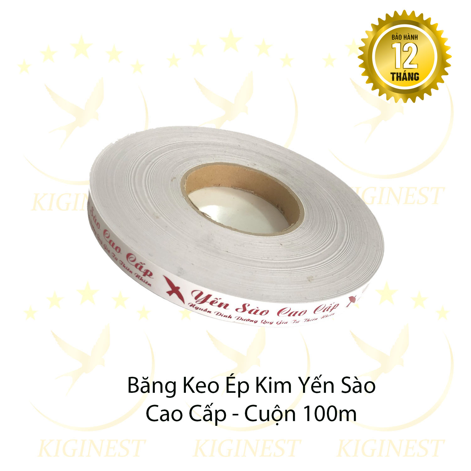 BĂNG KEO ÉP KIM -DÁN HỘP YSCC-CUỘN QUẤN 100M