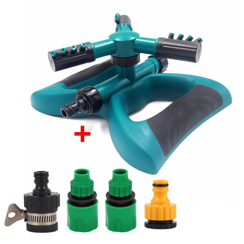 Đầu tưới 3 cánh xoay 360° T3C-CB, Vòi phun 3 cánh 360 độ Chân đế cánh bướm