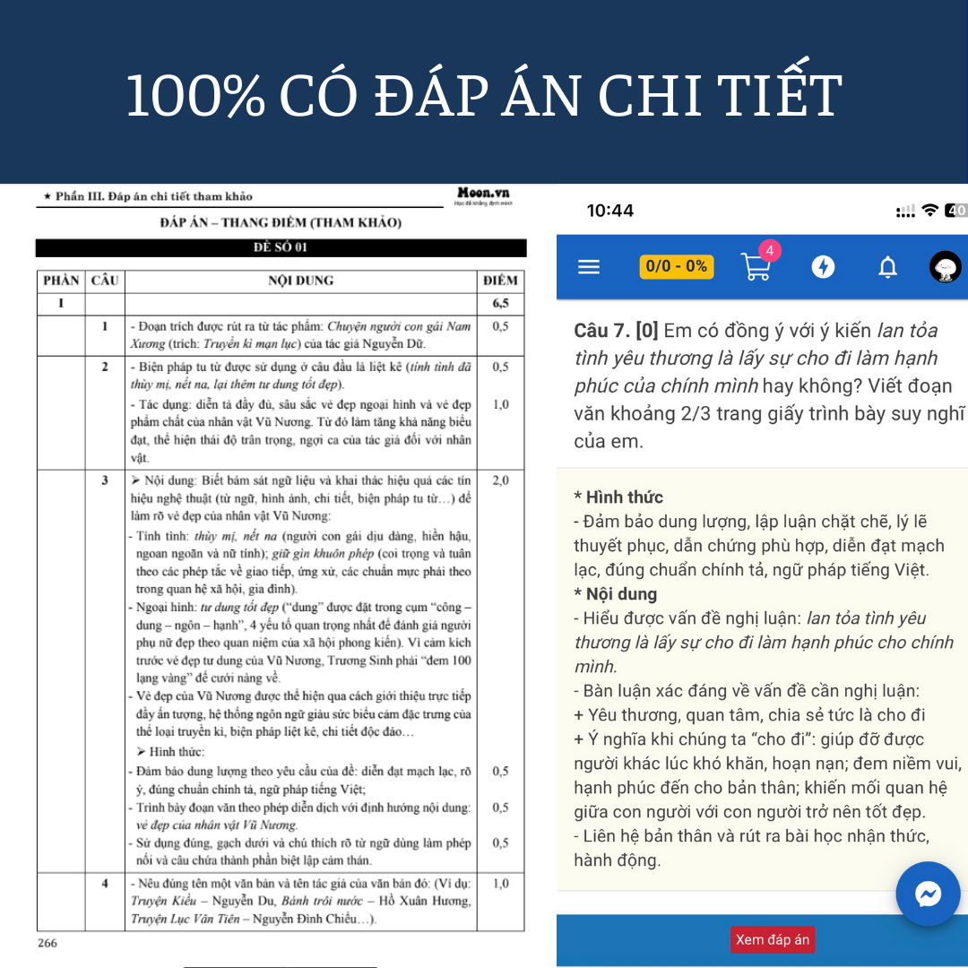 99+ Đề Thi Tuyển Sinh Vào 10 Môn Ngữ Văn - Chinh Phục Kì Thi Vào 10 Môn Văn