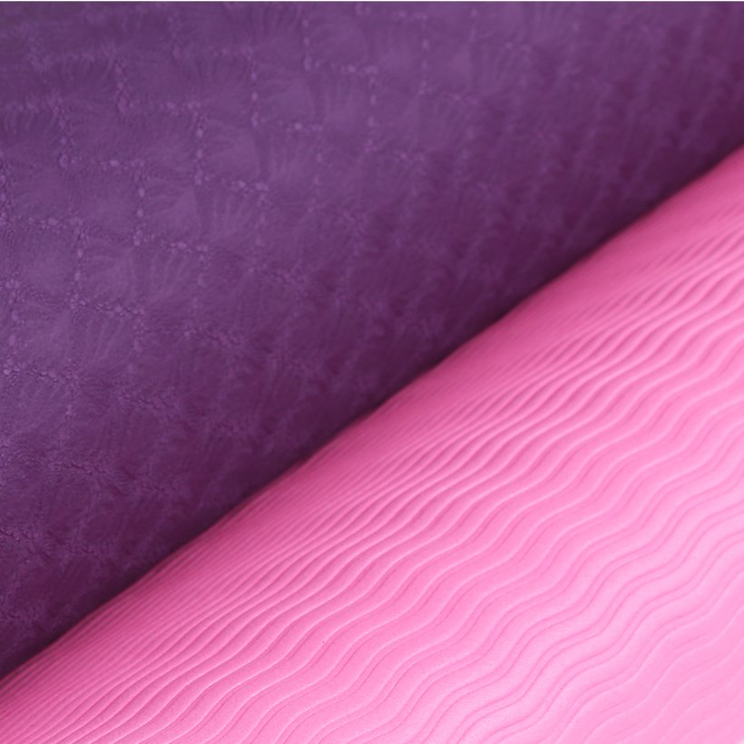 Thảm tập yoga Belo 2 lớp TPE cao cấp tím