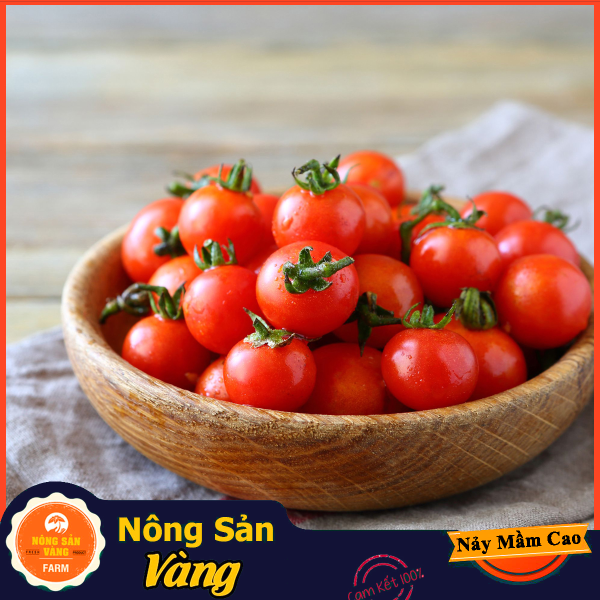 Hạt giống Cà Chua Cherry Đỏ ( Gói 20 hạt ) - Nông Sản Vàng