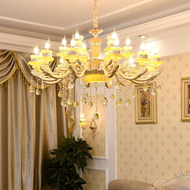 Đèn chùm SOSA phong cách hiện đại loại 15 tay trang trí nhà cửa sang trọng - kèm bóng LED .