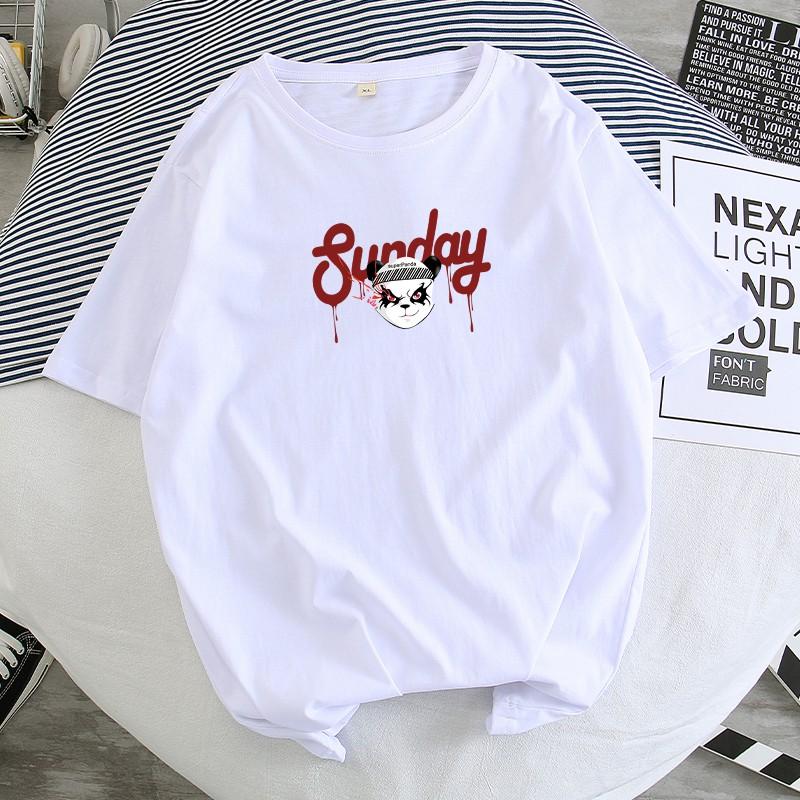 Áo Thun Nam Tay Ngắn In Hình Gấu Trúc Cá Tính