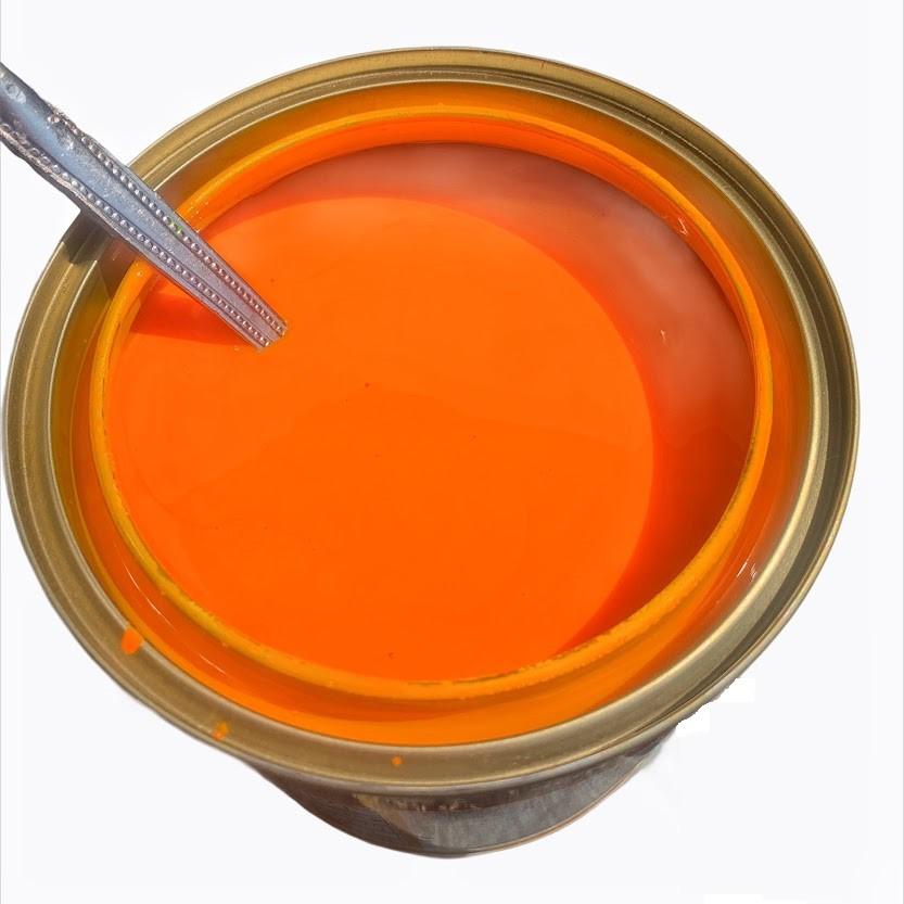 50g Sơn Luminous màu Cam dạ quang dưới đèn UV