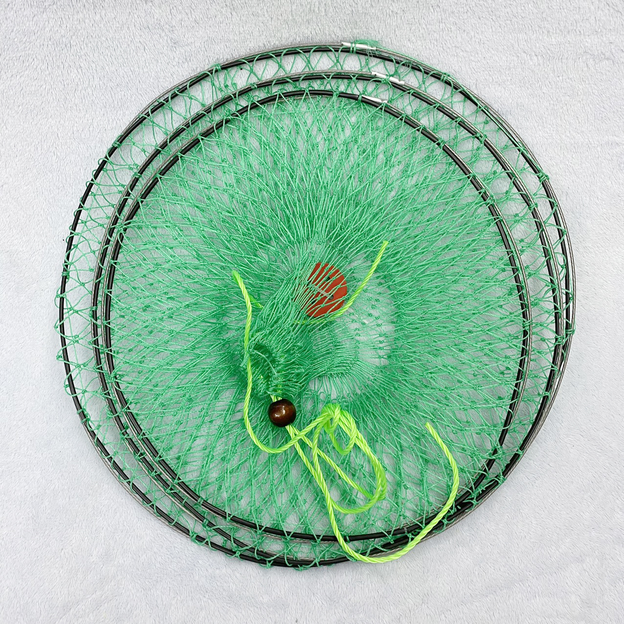 Giỏ Rọng Đựng Cá 3 Vòng Cáp Lưới Cước Nylon Độ Rộng 2cm Siêu Bền