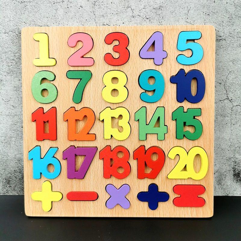 Bộ Đồ Chơi Lắp Ráp Bằng Gỗ Cho Bé 2-3-4 Tuổi