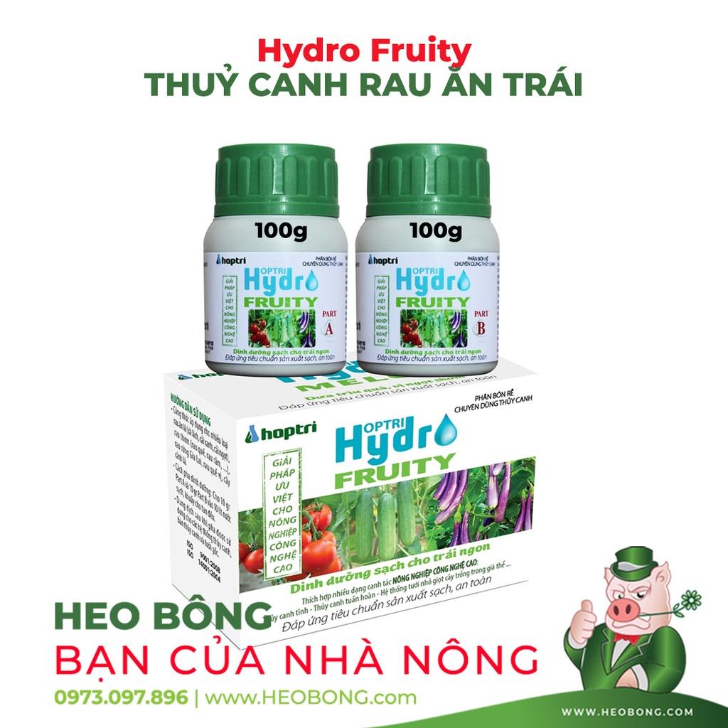 Dinh dưỡng thuỷ canh RAU ĂN TRÁI - HỢP TRÍ HYDRO FRUITY (Part A + Part B) - 200g