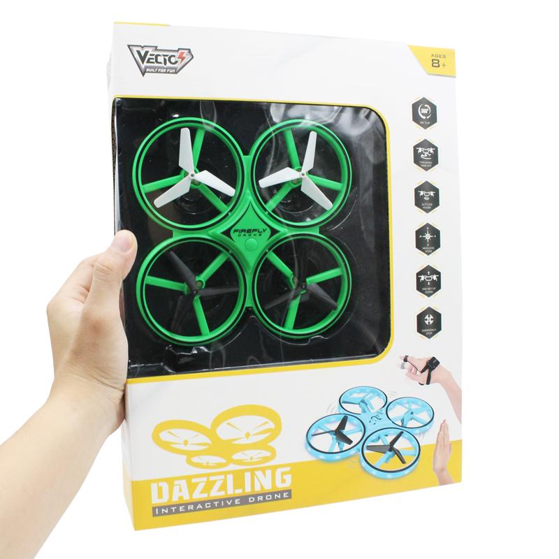 Đồ Chơi Drone Dazzling Điều Khiển Bằng Đồng Hồ - Vecto VT010B/GR