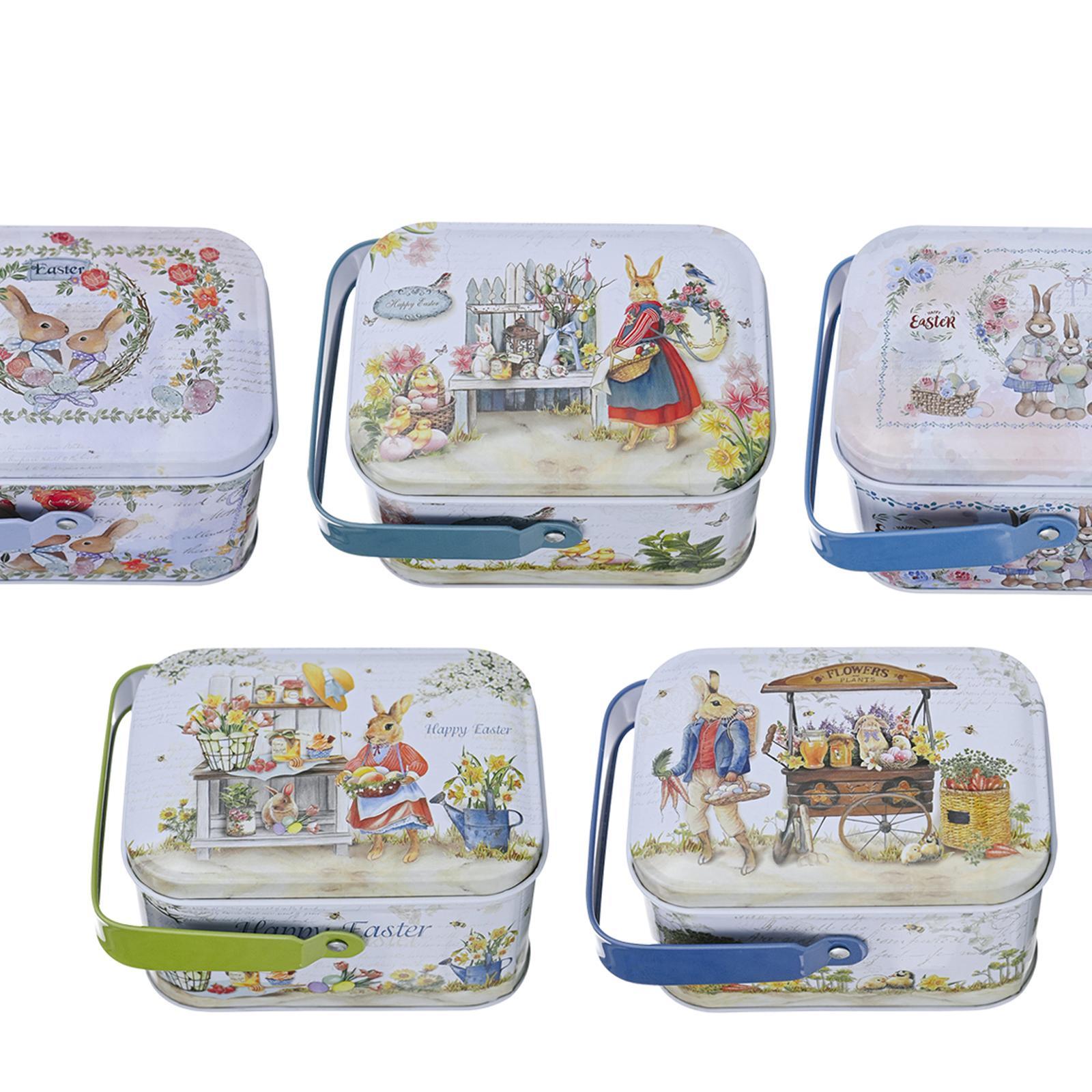 5Pcs Small Tin Boxes Sundries Organizer Storage Can for Wedding Decorations