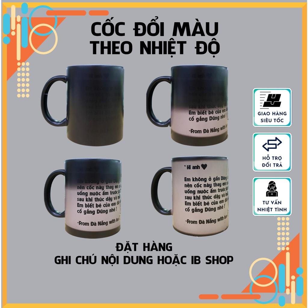 Cốc Sứ Ly Sứ Huyền Ảo, Cốc Sứ Đổi Màu In Chữ In Hình Theo Yêu Cầu