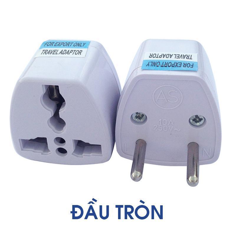 Ổ cắm điện 2 chấu thành 3 chấu - Bộ Chuyển Đổi Ổ Cắm 2 Chấu Thành 3 Chấu - Hàng chính hãng
