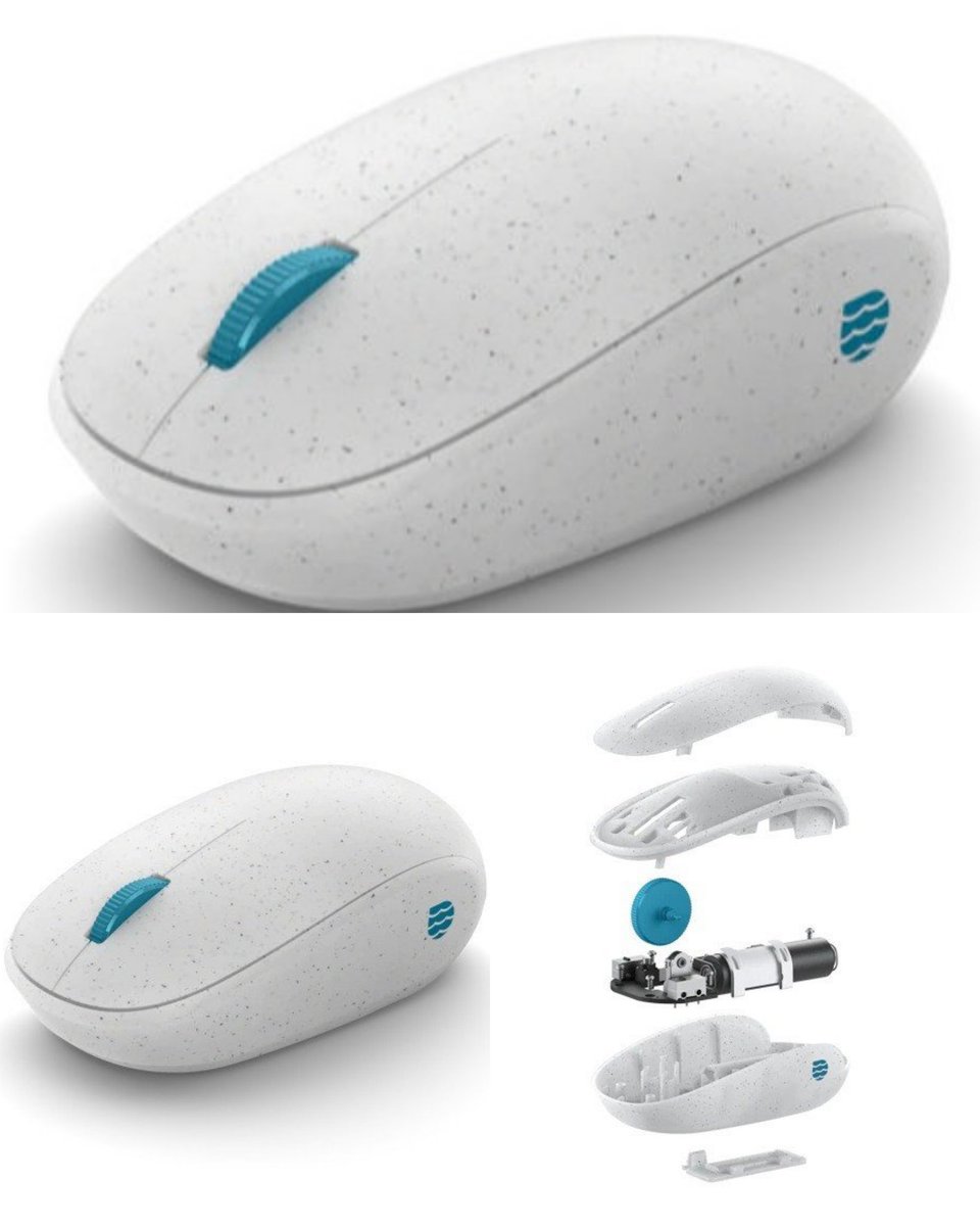 Chuột không dây Microsoft Bluetooth Ocean Plastic Mouse - Hàng Chính Hãng