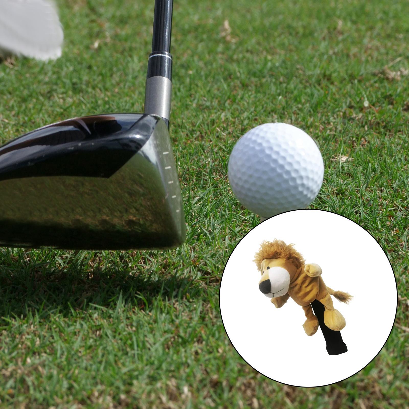 2 Pieces Golf Club Headcover Wood Driver Head Cover Protector Sleeves