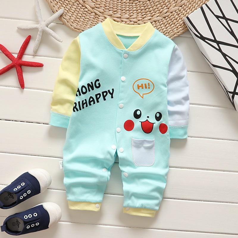 Bodysuit, body tay dài cho bé chất cotton thoáng khí, hình in đẹp sắc nét HOT