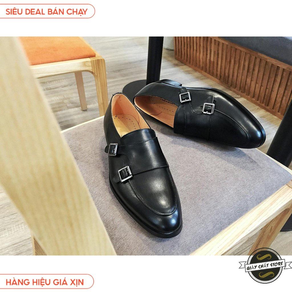 Giày Lười 2 Khóa Nam Da Pu M600 Trẻ Trung Cao Cấp