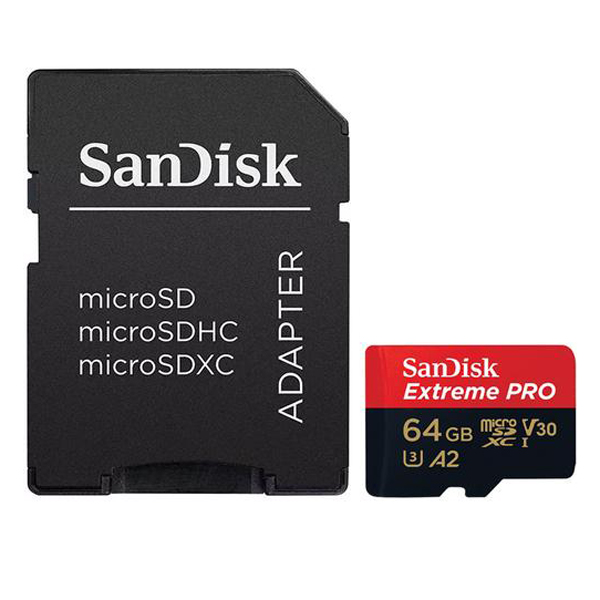 Thẻ nhớ 64GB MicroSDHC SanDisk Extreme Pro- Hàng chính hãng