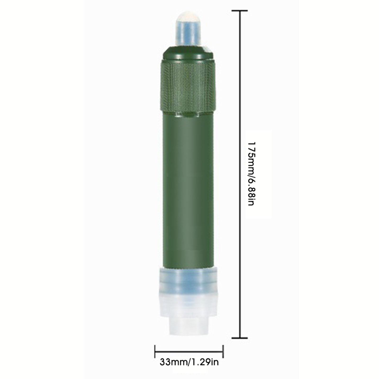 2x Outdoor Survival Water Filter Straw Purifier Filtration System Camping Equipment