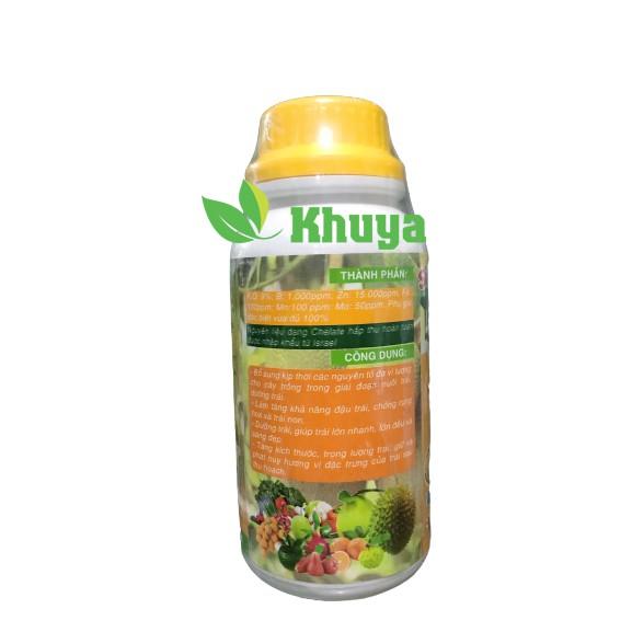 Phân bón vi lượng Siêu Lớn Trái Nano 500ml chuyên Mít và Mãng Cầu