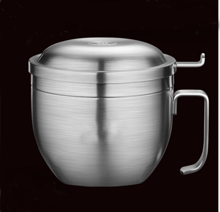 Bát Inox 304 chân không 3 lớp giữ nhiệt có nắp tiện lợi IN60