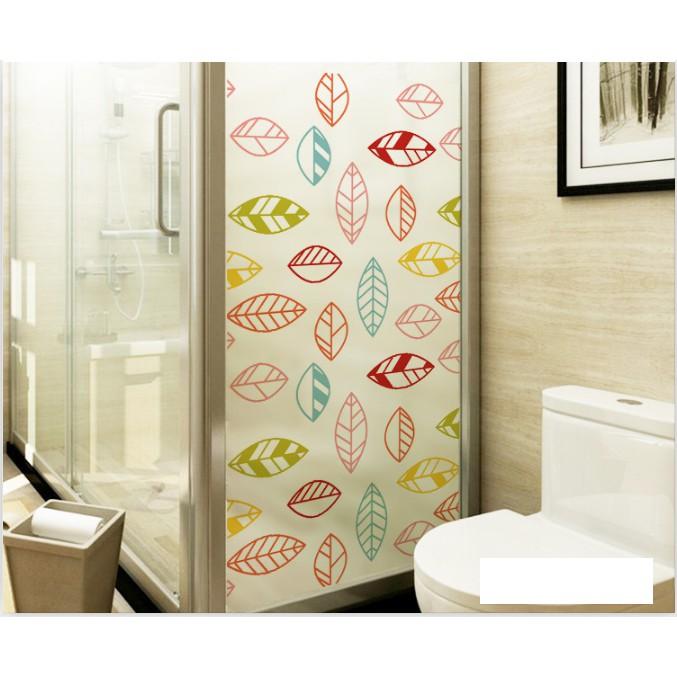 Decal Dán Kính Cao Cấp Mẫu Lắ Viền Màu