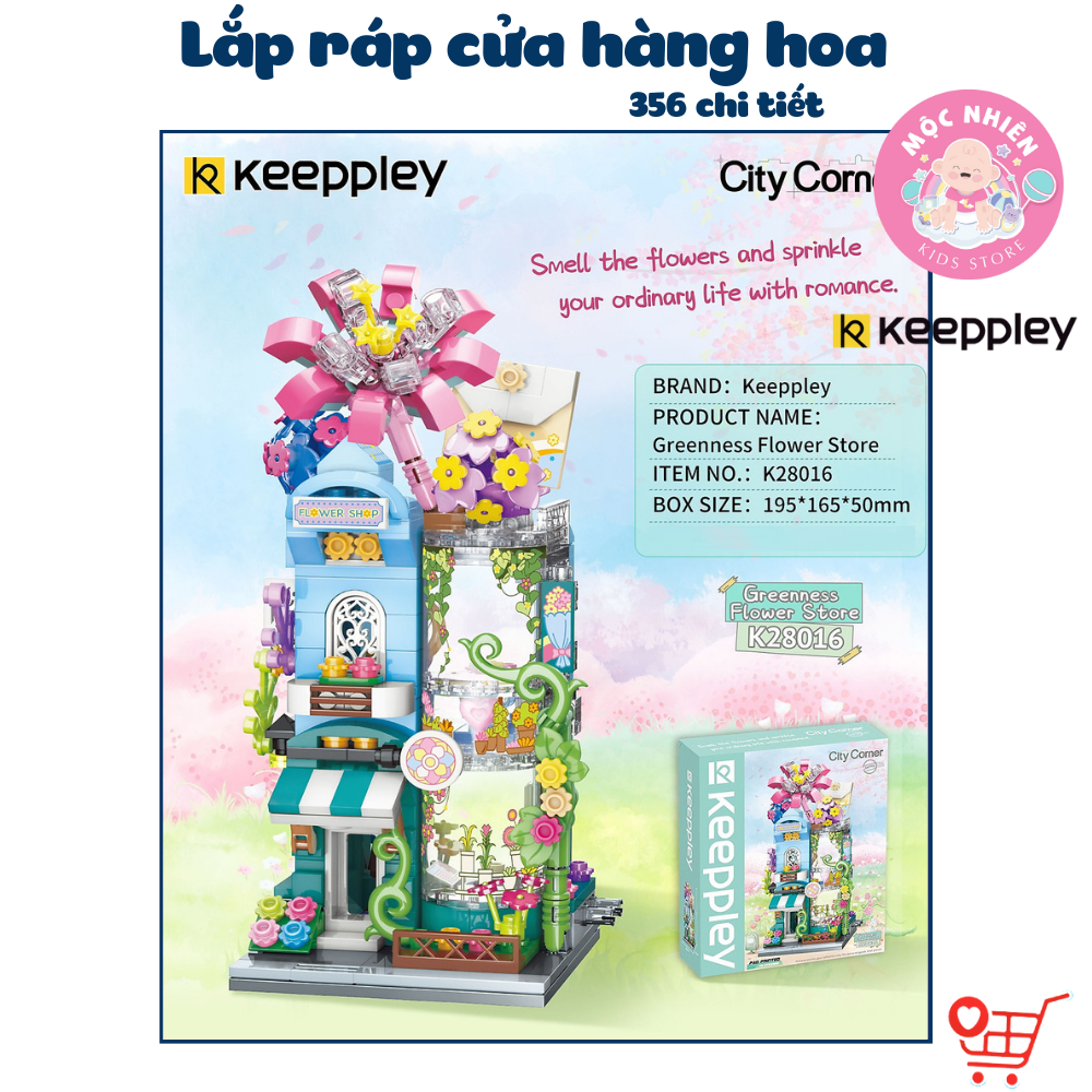 Đồ chơi lắp ráp Keeppley mẫu cửa hàng đường phố tuyệt đẹp