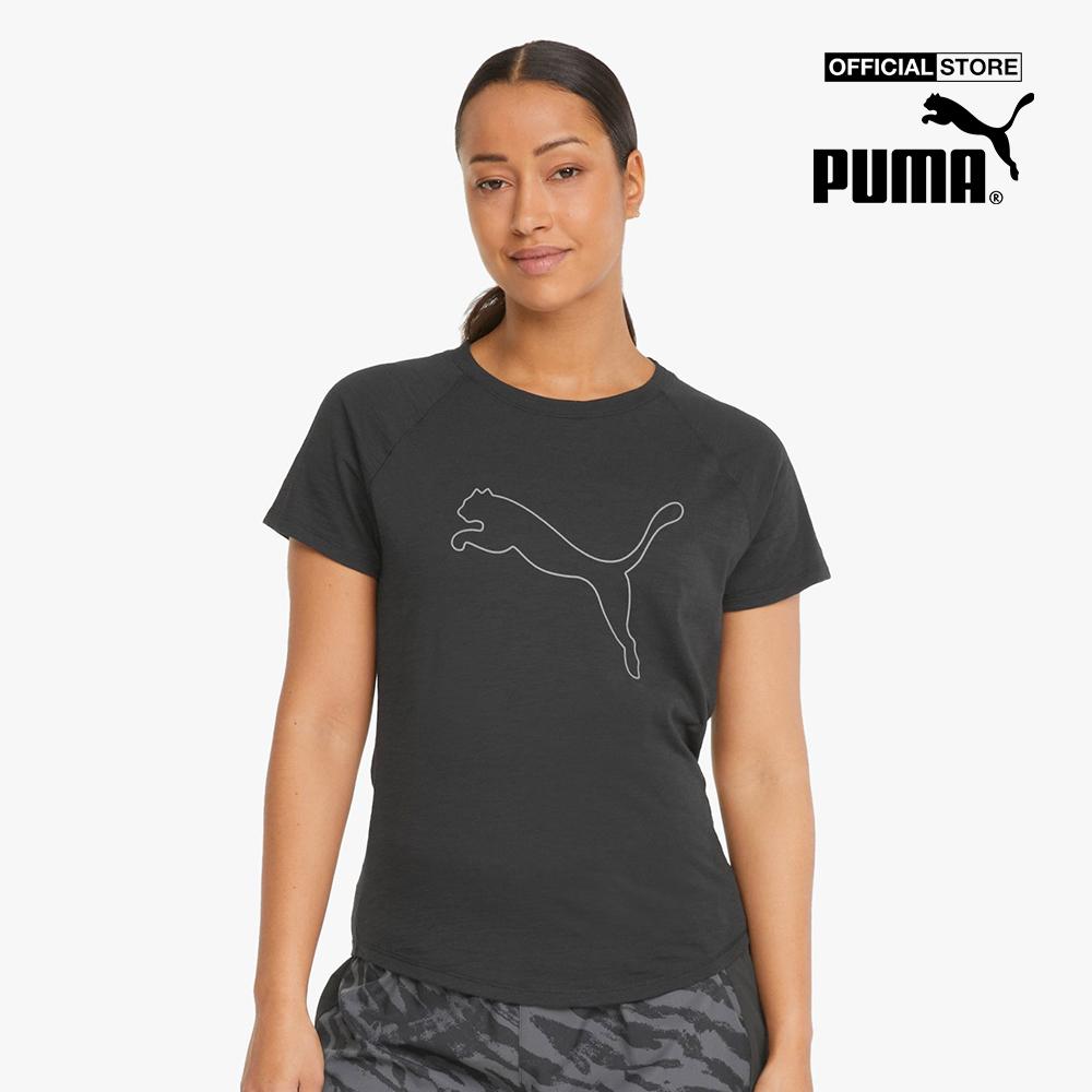 PUMA - Áo thun thể thao nữ ngắn tay 5K Logo 521388-01