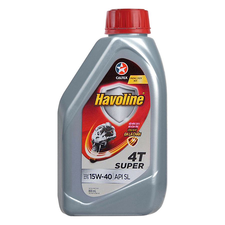 Nhớt Xe Caltex Havoline Super 4T Sae 15W-40