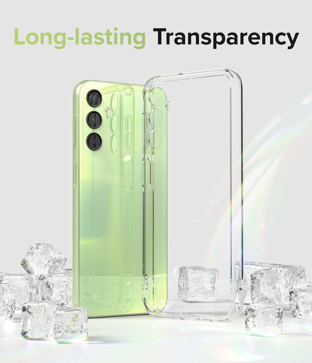 Ốp lưng silicon dẻo cho Samsung Galaxy A05s trong suốt mỏng 0.6mm độ trong tuyệt đối chống trầy xước - hàng nhập khẩu