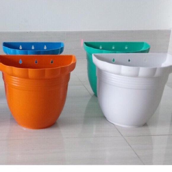 Chậu Trồng Hoa, Chậu Treo kiểng, Chậu Nhựa Ốp Tường - Ốp Vách