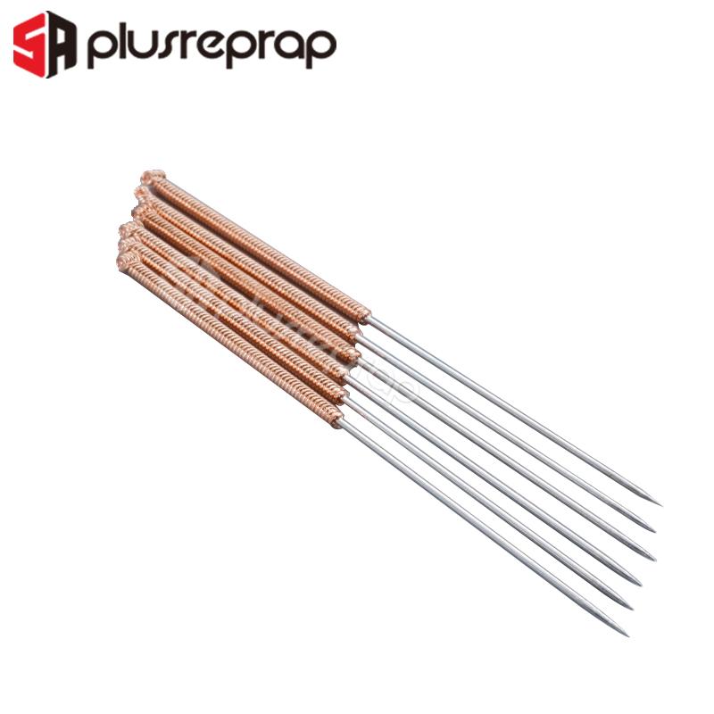 10PCS Nốt vòi làm sạch bằng kim loại sạch bằng thép không gỉ cho vòi phun MK8 V6 qua các lỗ 0,2-1.0mm các bộ phận máy in 3D