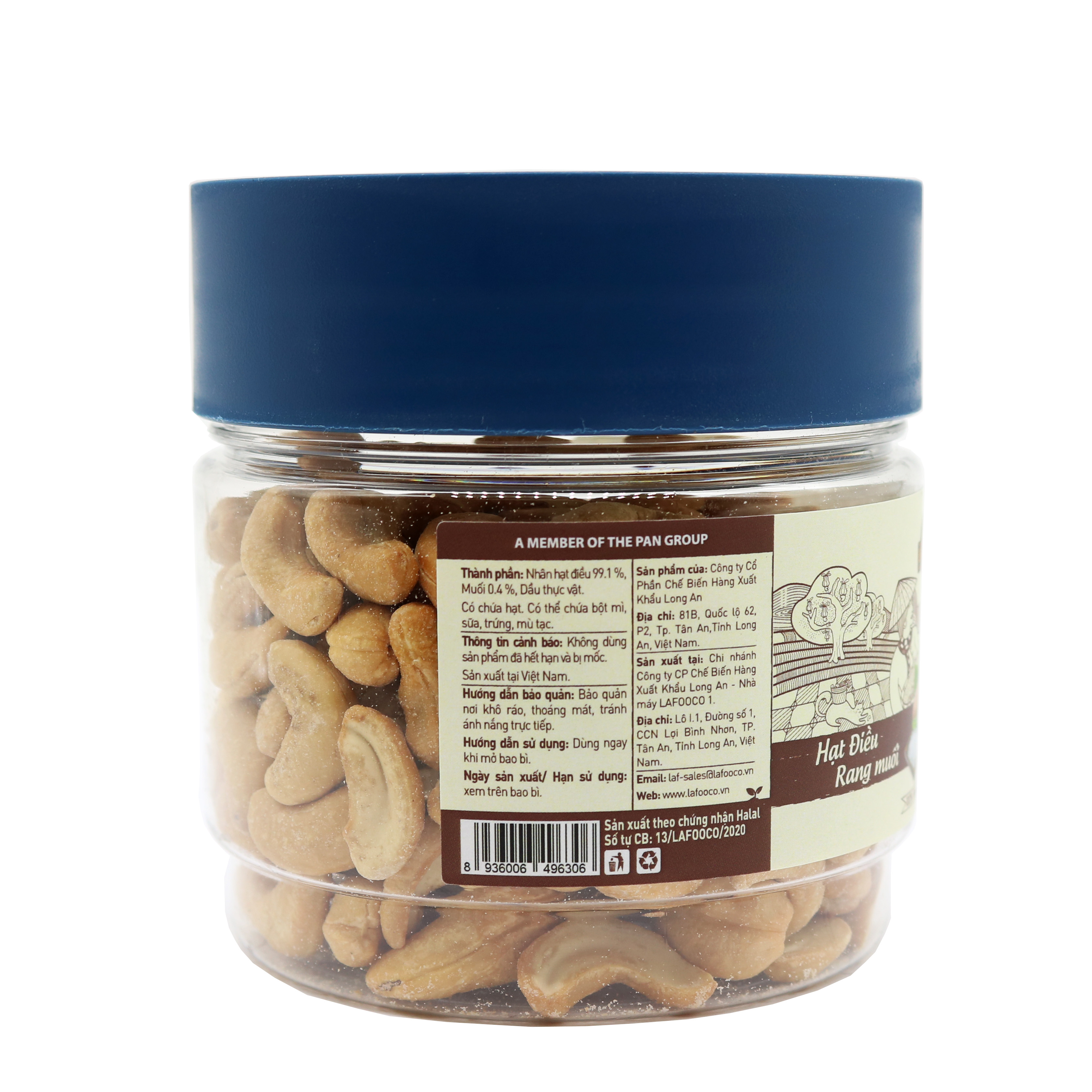 Hạt Điều Rang Muối 200g LAFOOCO Salted Roasted Cashew Nuts