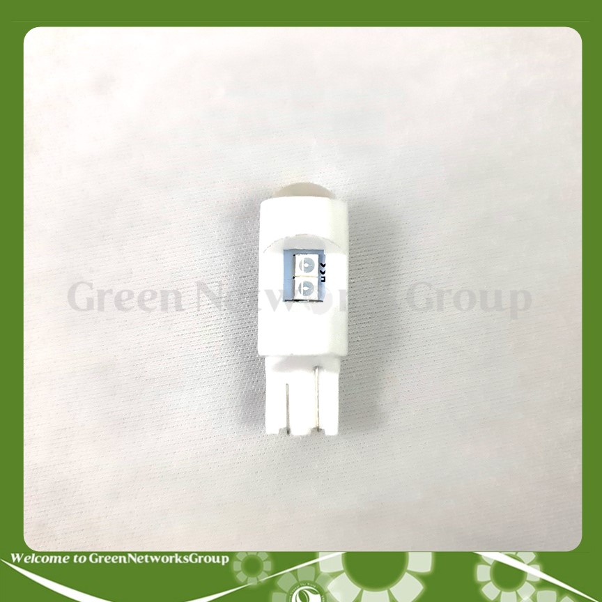 Đèn xi nhan LED T10 đúc sứ - xi nhan demi cho xe máy T10 6 Led ( 6smd 3030 ) DC 12V Green Networks Group ( 1 Đèn )