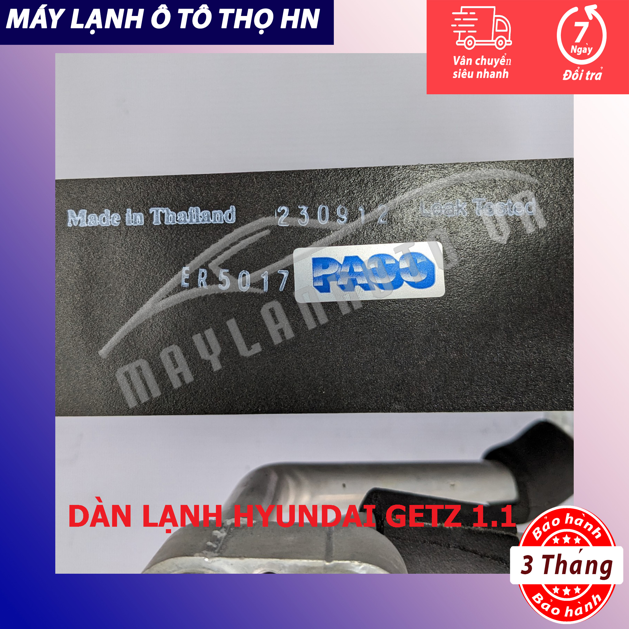 Dàn  lạnh Hyundai Getz 1.1 2006-2011 hàng xịn Thái Lan / Hàn Quốc