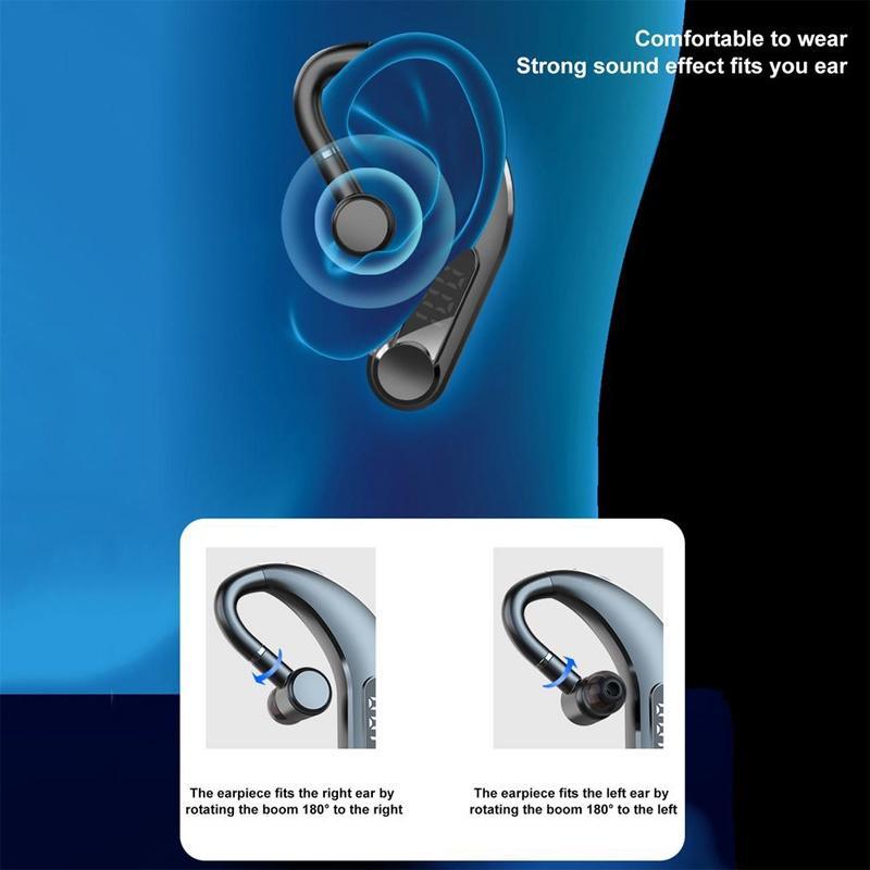 Tai Nghe Bluetooth Móc Tai Giảm Tiếng Ồn Tiện Dụng Khi Lái Xe