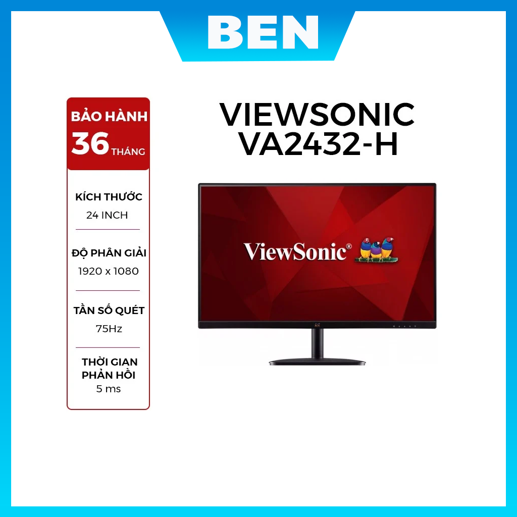 Màn hình LCD Viewsonic VA2432-H - Hàng chính hãng