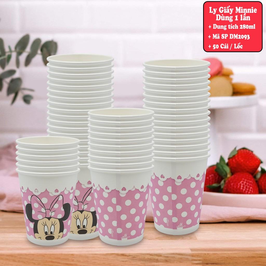 Ly giấy Disney dùng 1 lần- 280ml-50 cái/lốc