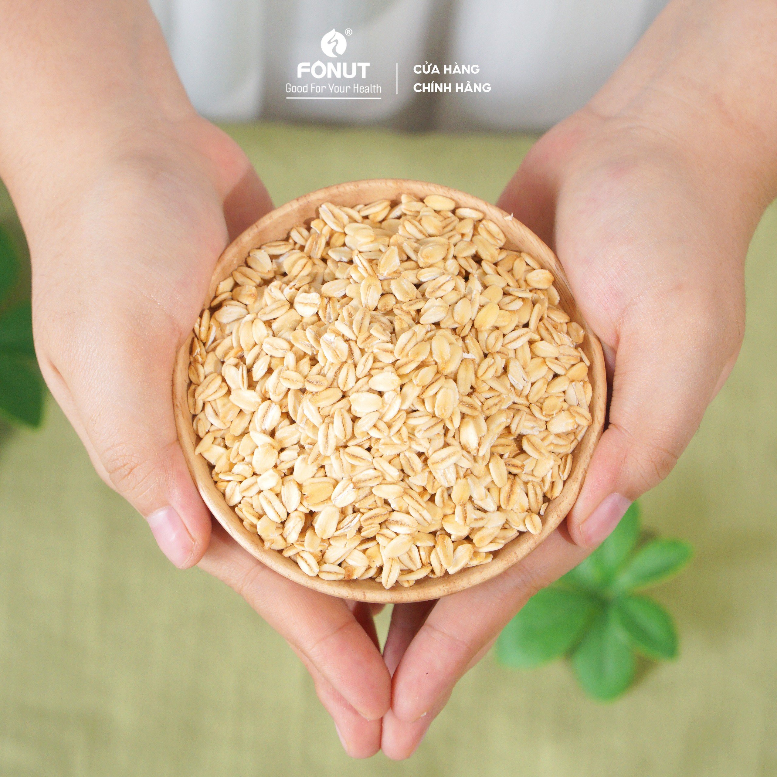 Yến Mạch tươi Oats cán dẹp tự nhiên Úc Fonut túi 500g
