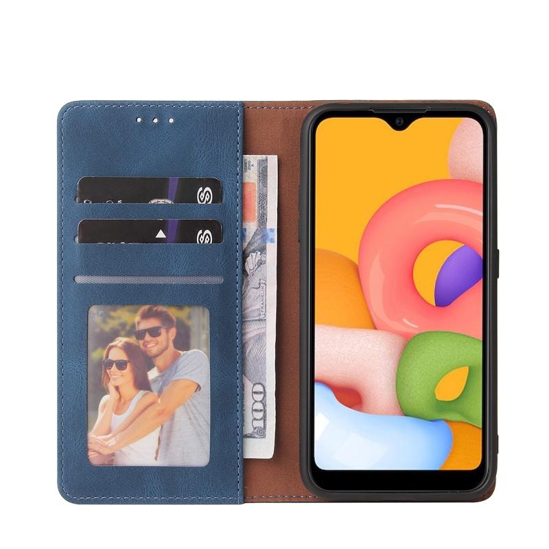 Bao da điện thoại ví gập từ tính cho Samsung Galaxy A01 A11 A21 A10S A20S A20 A30