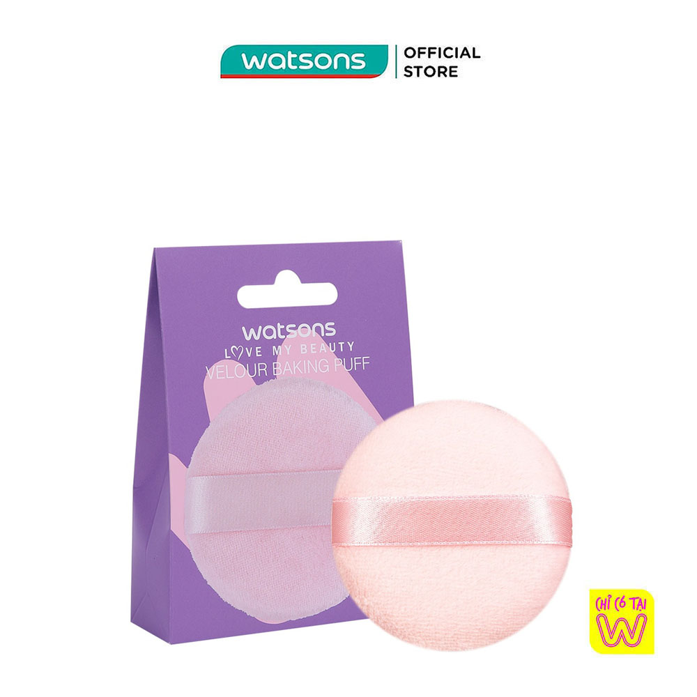 Bông Trang Điểm Watsons Velvet Makeup Puff