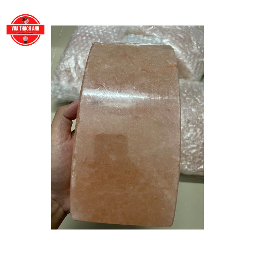 1 Viên Đá Muối Himalaya 20*10*5cm Bán Lẻ Đá Viên Không Hộp Giá Gốc, Mặt Cong, Nhập Khẩu Pakistan,..