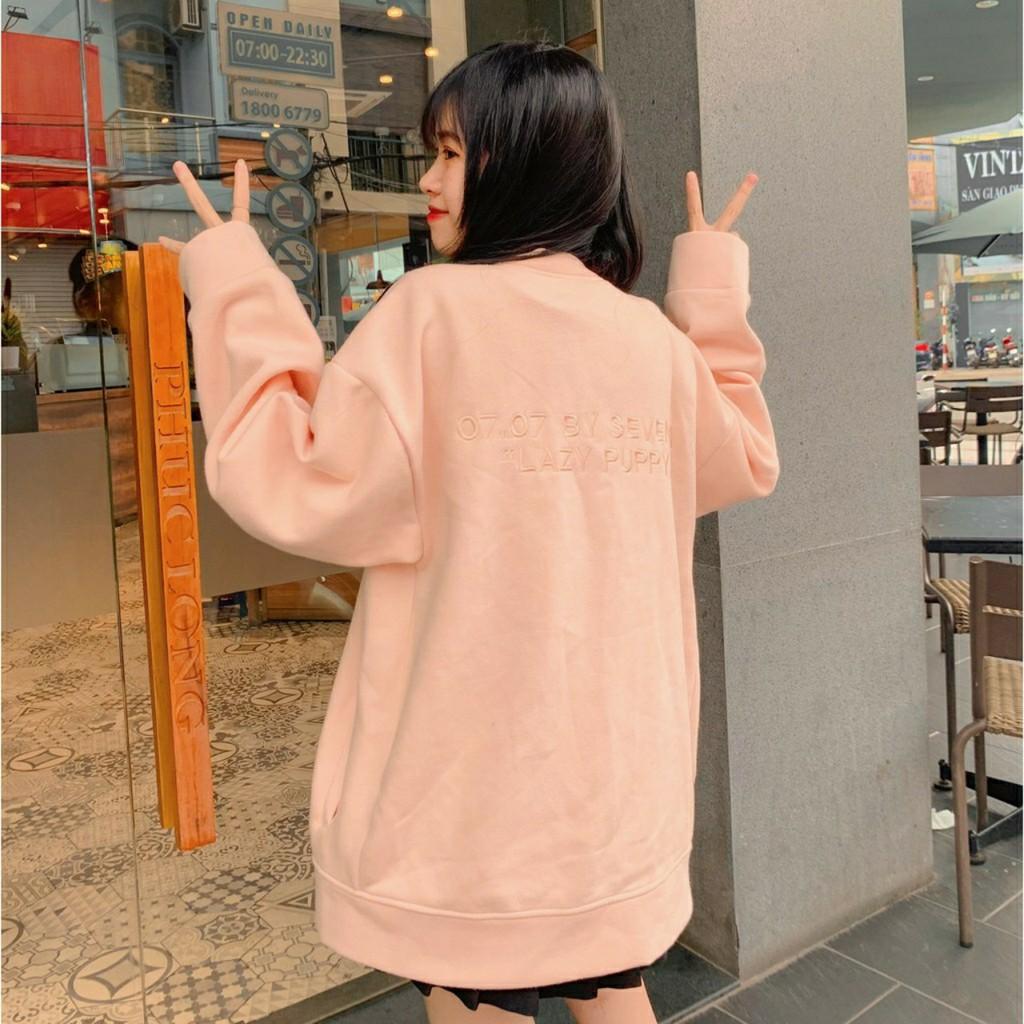 Áo Khoác Nỉ Bông Cardigan PUPPY LAZY 07.07 1hit_Unisex