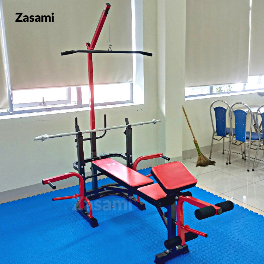 Giàn Tạ Đa Năng Zasami SGT-8210 Plus ( chưa gồm đòn và tạ ) - Tặng kèm 1 đôi găng tay